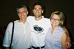 7-28-02 - Larry and Becky, and Chris Maier